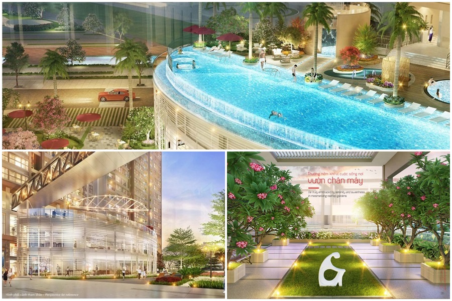 Tiện ích hồ bơi dự án căn hộ Phú Mỹ Hưng Midtown