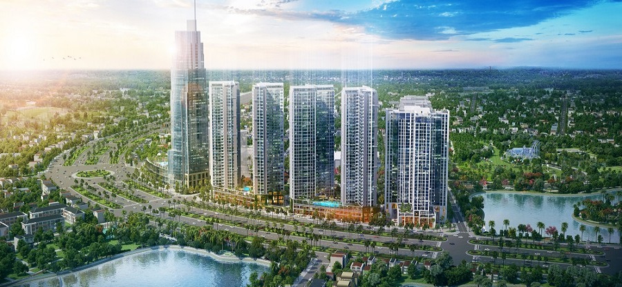 Phối cảnh 3D các tòa tháp dự án căn hộ Eco Green Saigon - Cityapartment.com.vn