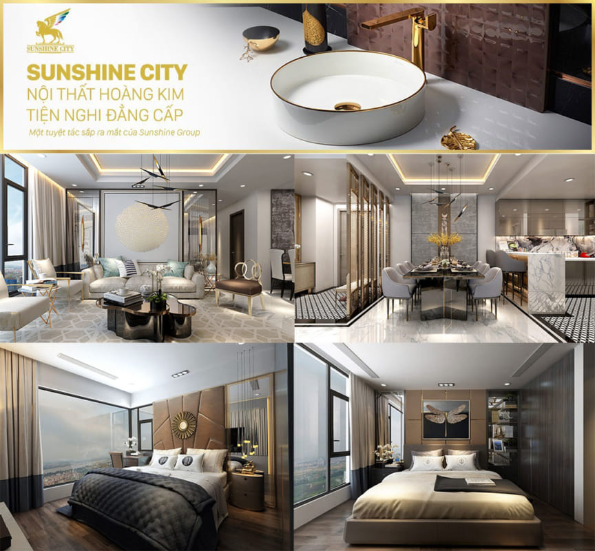 Thiết kế nội thất căn hộ Sunshine City Sài Gòn cực sang trọng - Ảnh 4