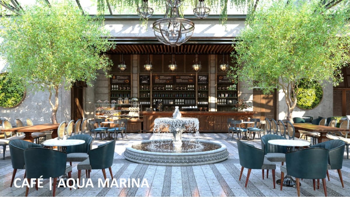  Tiện ích khu cafe Aqua Marina 