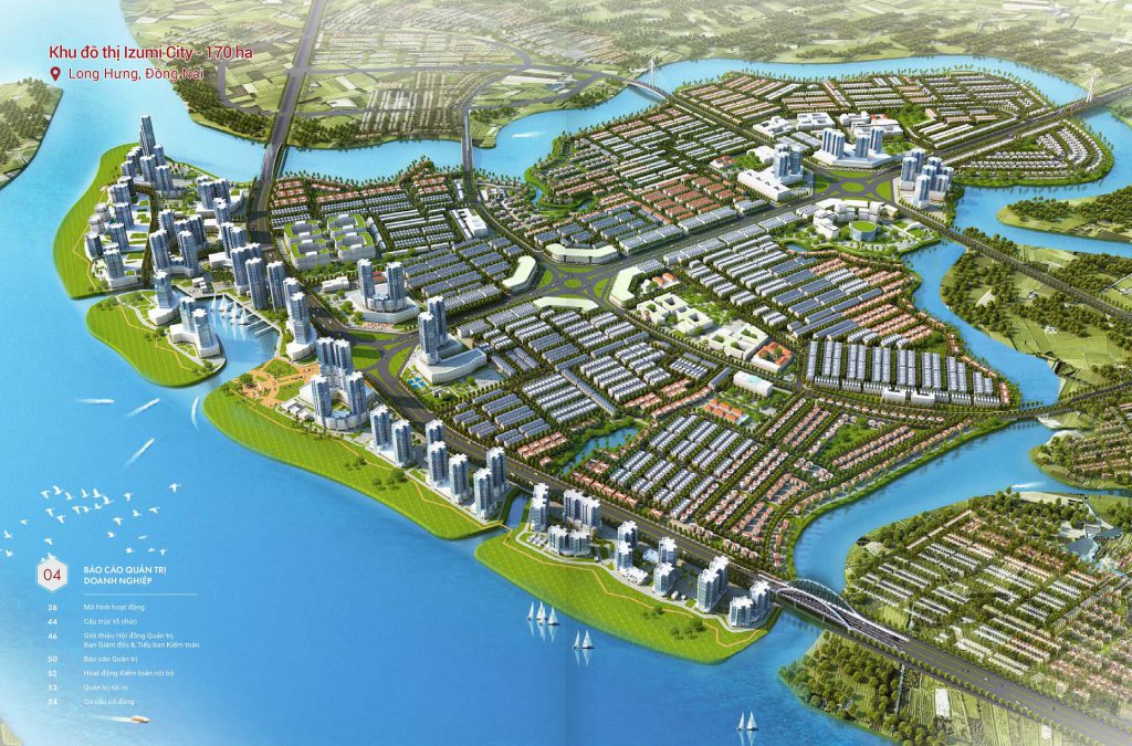 Quy hoạch khu đô thị Izumi Nam Long với các sản phẩm nhà phố, biệt thự & căn hộ