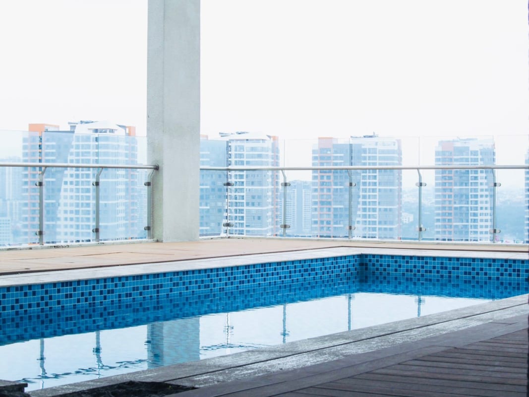 Sky pool riêng biệt với tầm nhìn bao quát 360 độ toàn thành phố Hồ Chí Minh